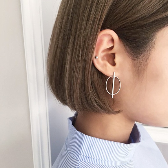 Urban Outfitters Jewelry - 3/$30 🤍 Geometry Round Studs Earrings